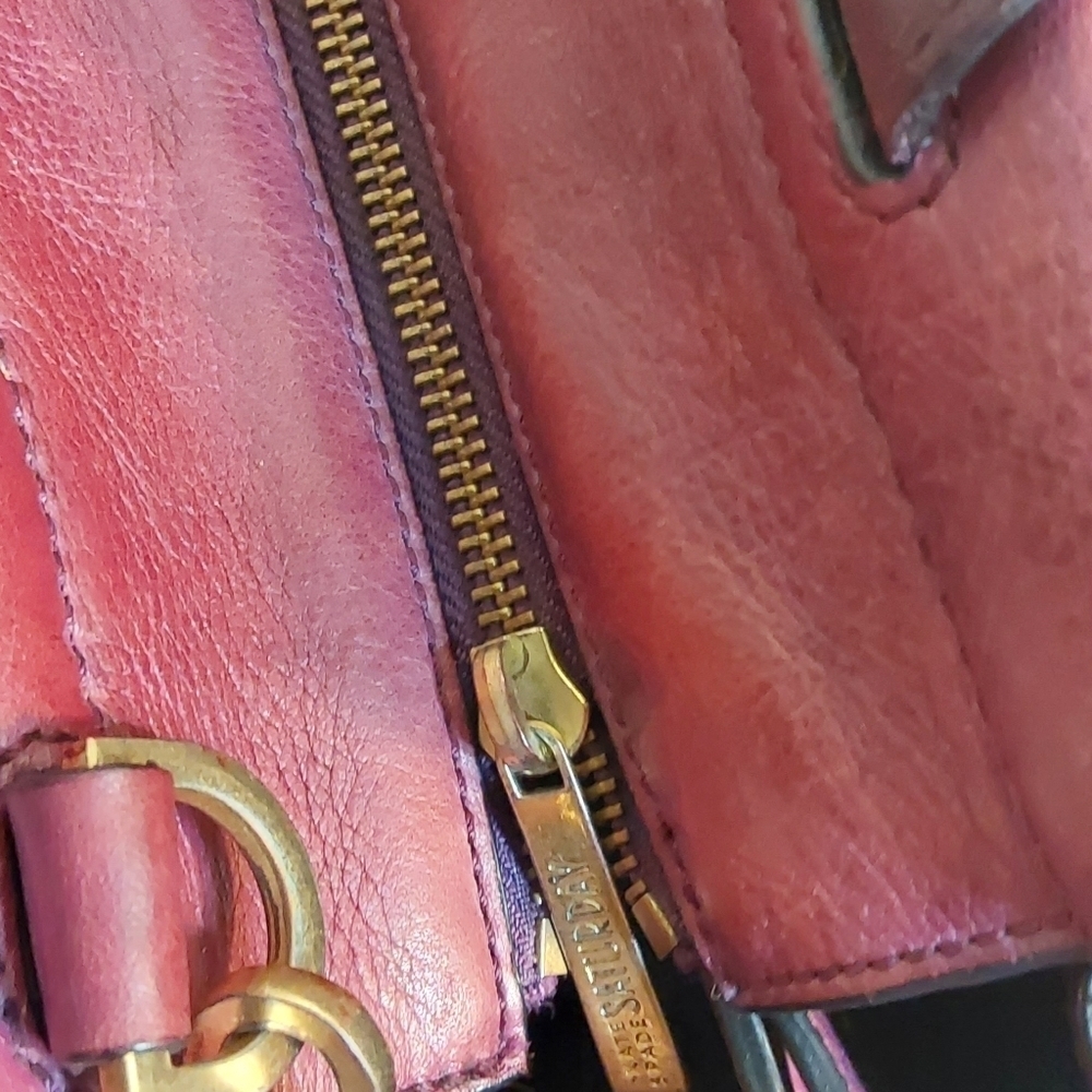 KATE SPADE‎ SATURDAY WEEKENDER MERLOT WINE LARGE SATCHEL BAG - Picture 9 of 16